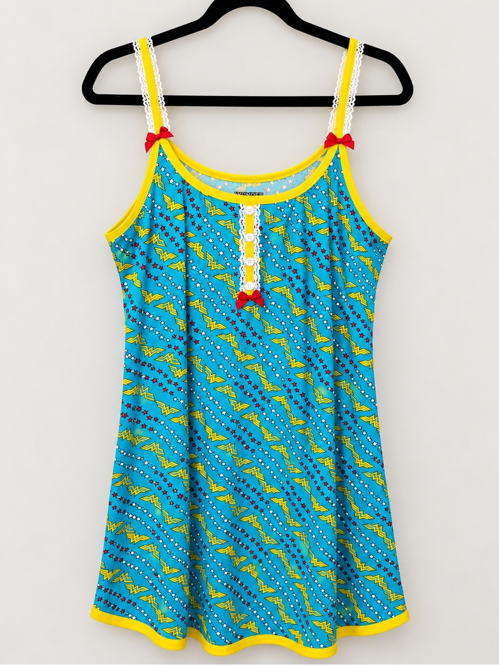 Wonder Woman DC Comics Women’s Small Sleep Dress Nightgown Tank Top Cotton